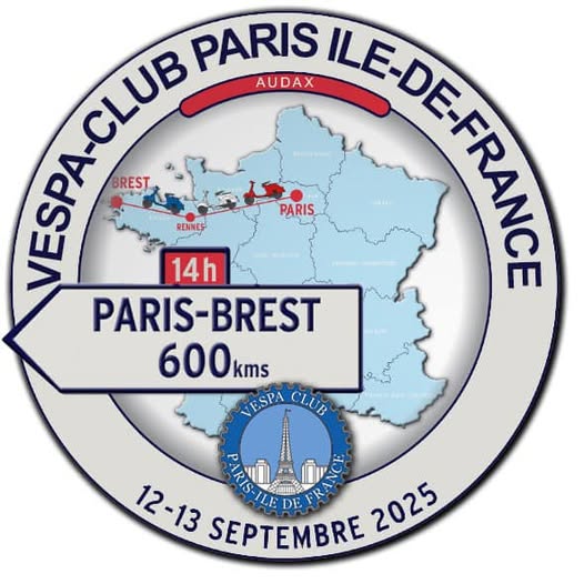PARIS-BREST 2025 : LE RALLYE TOURISTIQUE EN VESPA EST LANCÉ